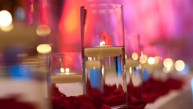 Candle table decorations