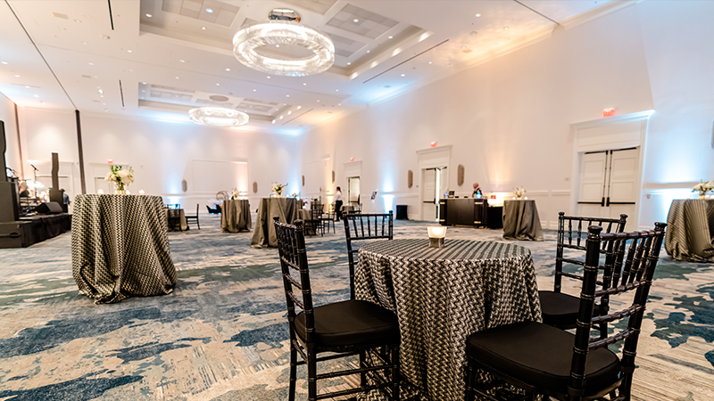 Floridian Ballroom during a cocktail reception
